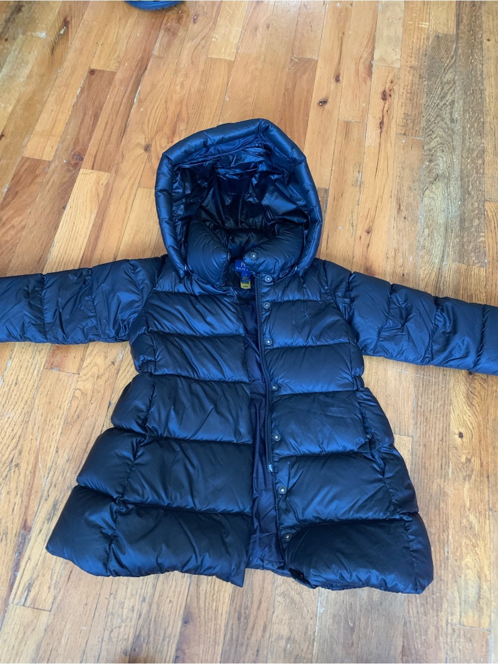 Polo by Ralph Lauren Kids Navy Hooded Puffer Jacket